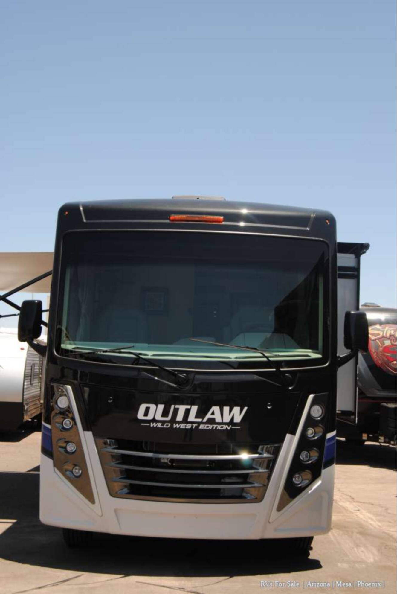 A photo of this 2026 Thor Motor Coach Outlaw Ford Toy Hauler 38M