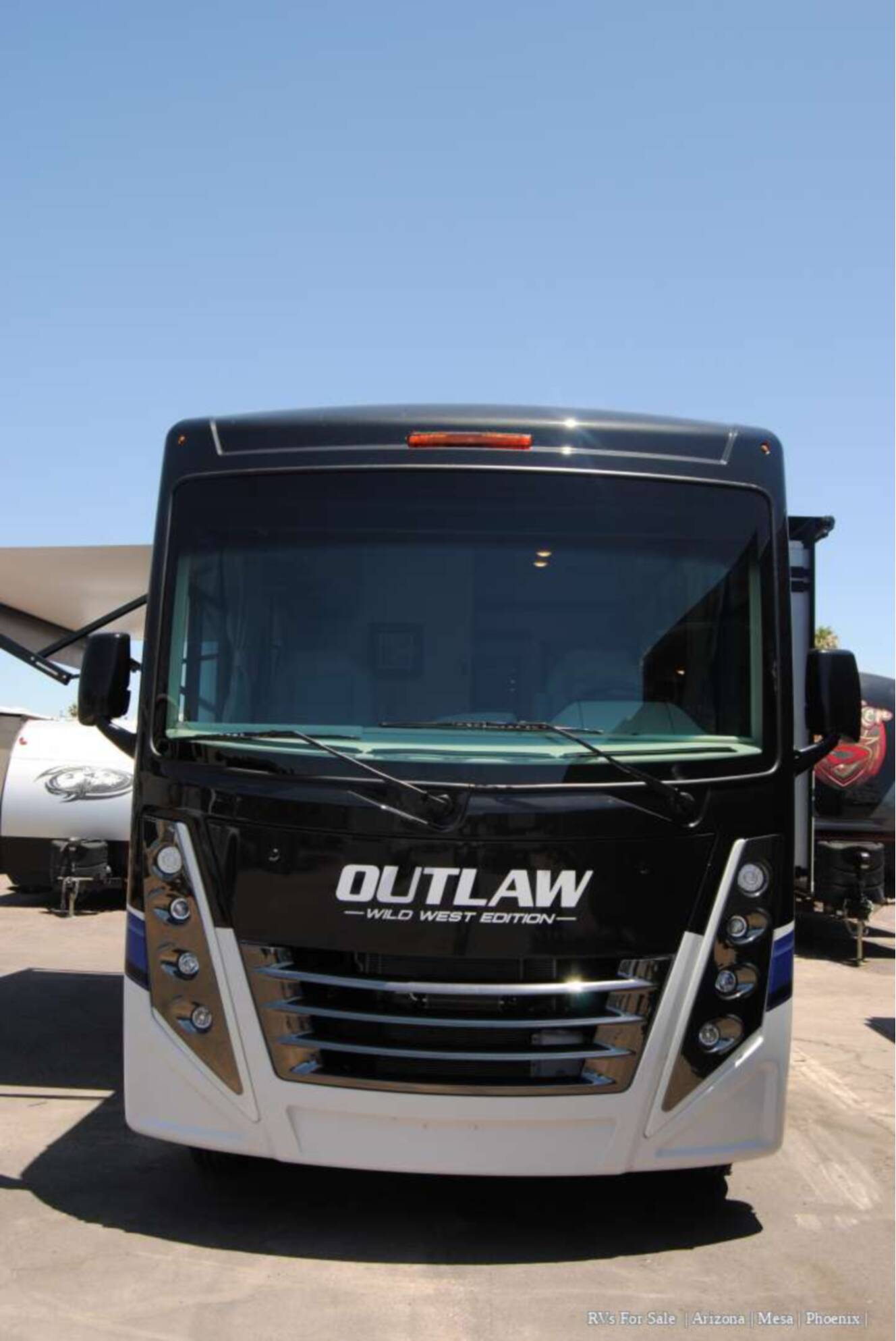 A photo of this 2026 Thor Motor Coach Outlaw Ford Toy Hauler 38M