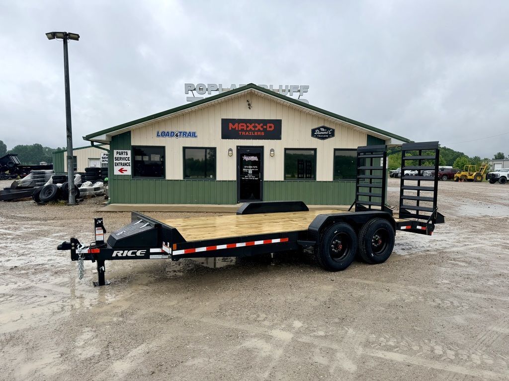 2026 Rice Trailers FMHDEC8218 82" x 18' 16k Tandem Axle Equipment Hauler in Poplar Bluff, MO