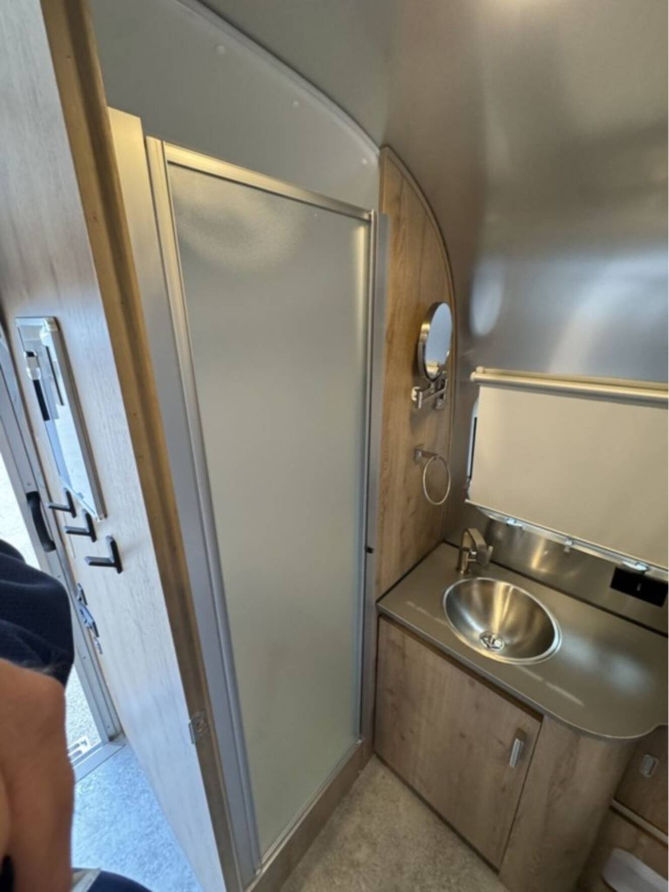 A photo of this 2025 Airstream Trade Wind 23FB