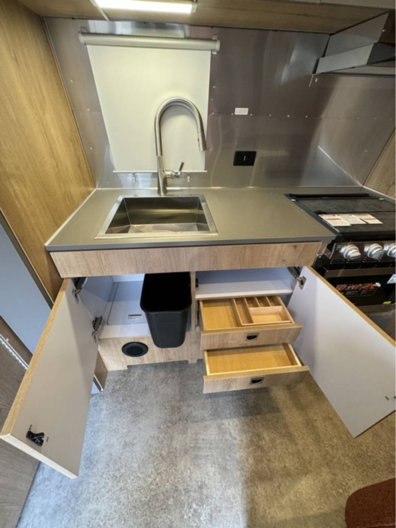 A photo of this 2025 Airstream Trade Wind 23FB