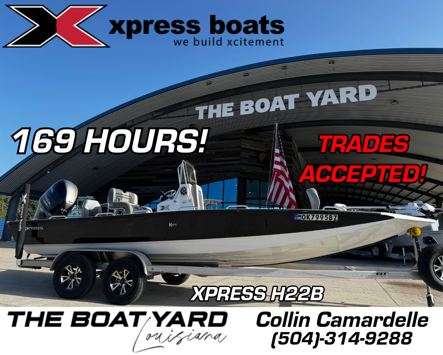 2024 Xpress Boats H22B W/ YAMAHA F150LB in marrero LA