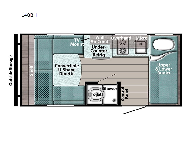 2024 Gulf Stream Rv Trail Boss 140BH in livingston TX