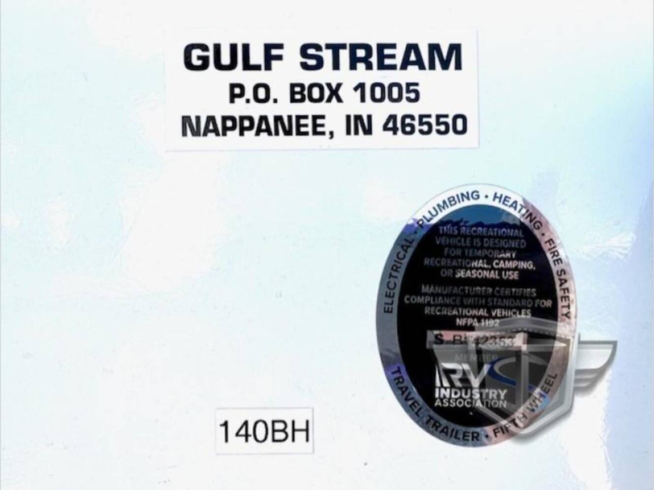 A photo of this 2024 Gulf Stream Rv Trail Boss 140BH
