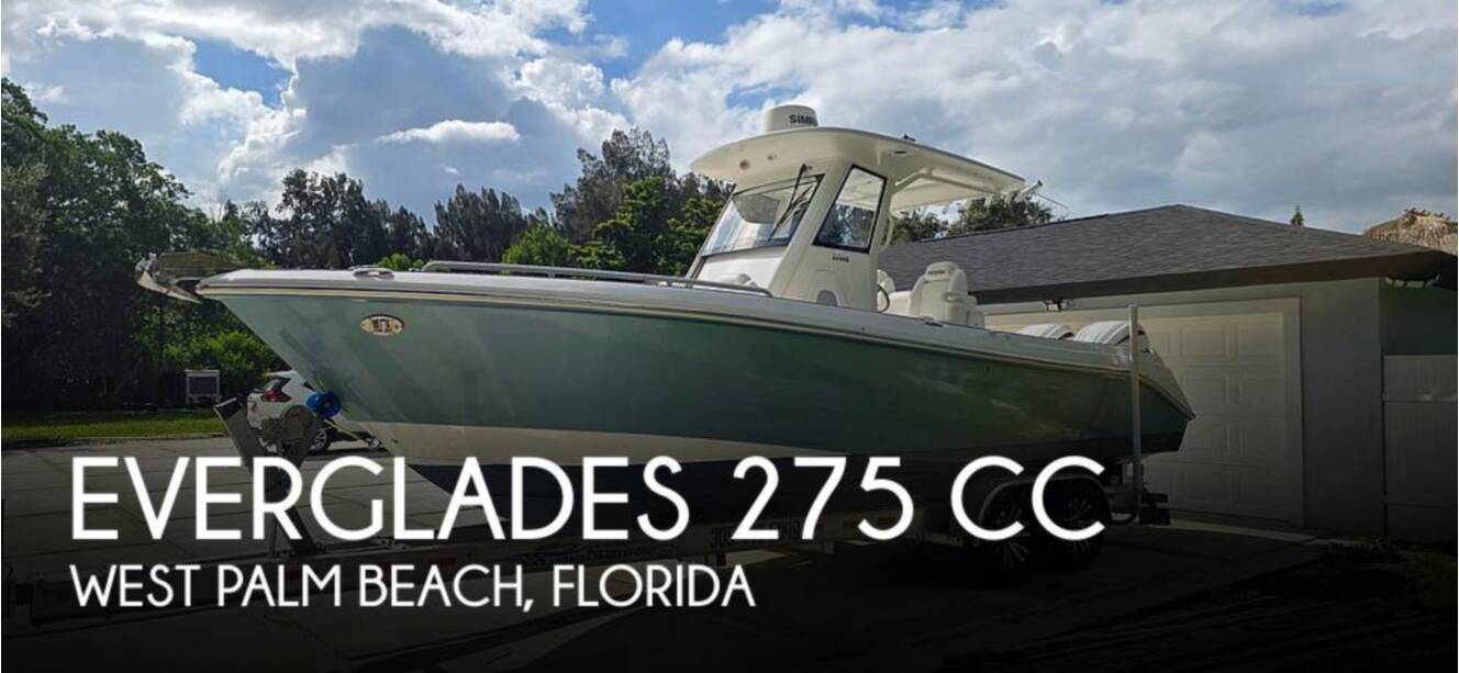A photo of this 2016 Everglades 275 CC