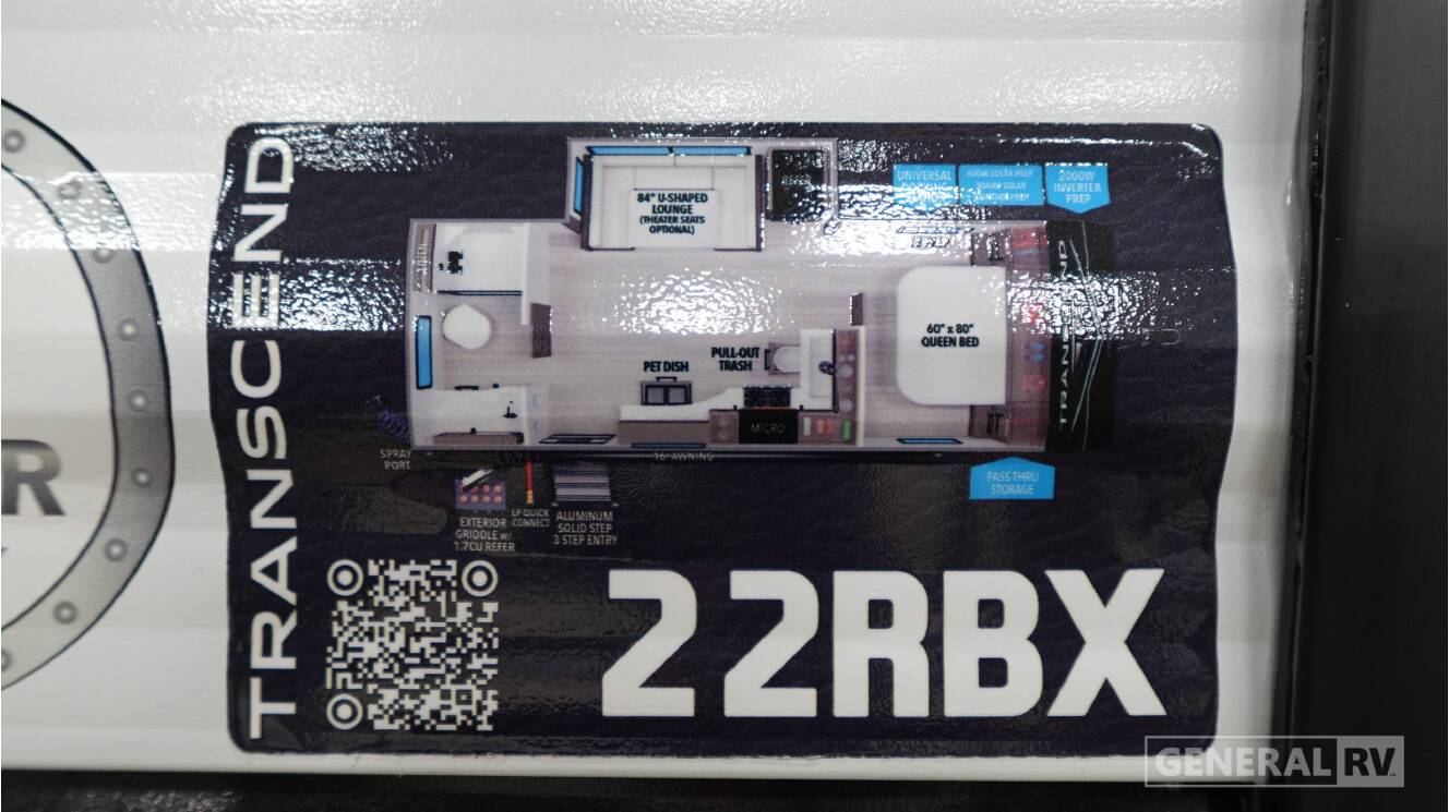 A photo of this 2027 Grand Design Transcend Xplor 22RBX