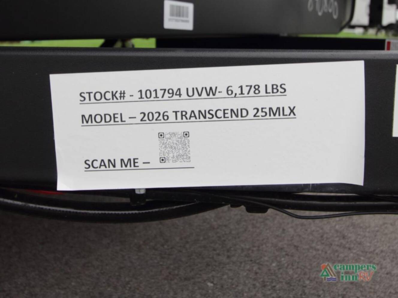 A photo of this 2026 Grand Design Transcend Xplor 25MLX