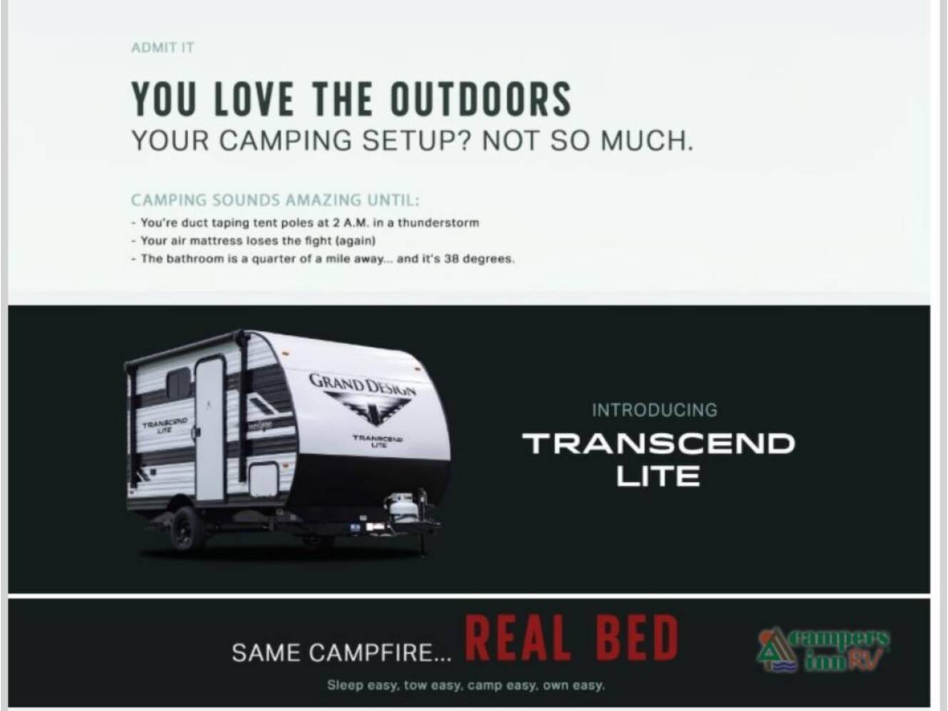 A photo of this 2027 Grand Design Transcend Lite 121RBL