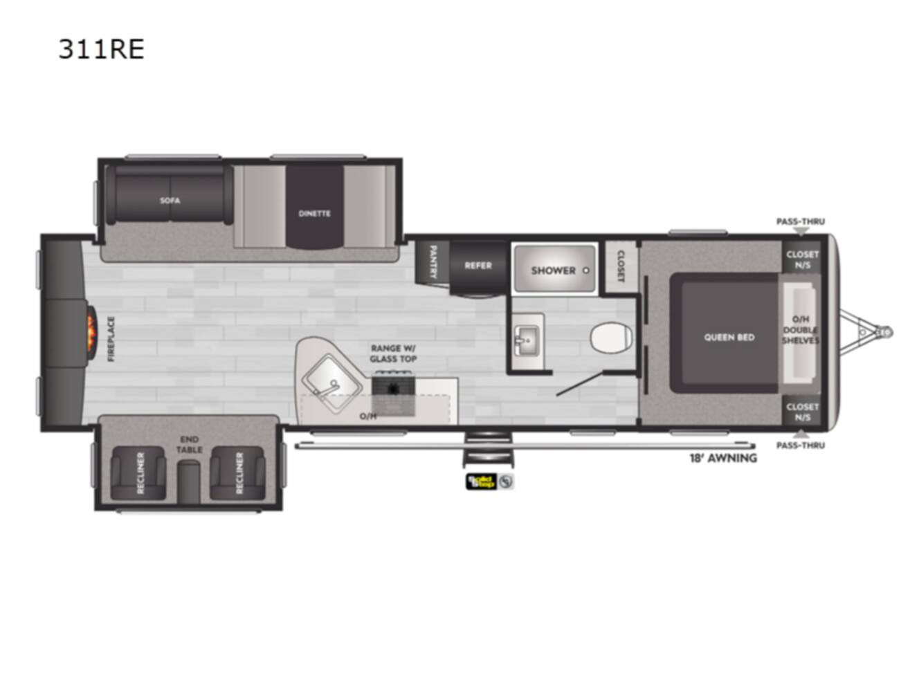 A photo of this 2022 Keystone Rv Springdale 311RE