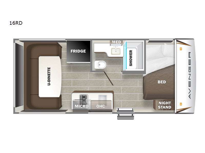2021 Prime Time Rv Avenger LT 16RD in bemidji MN