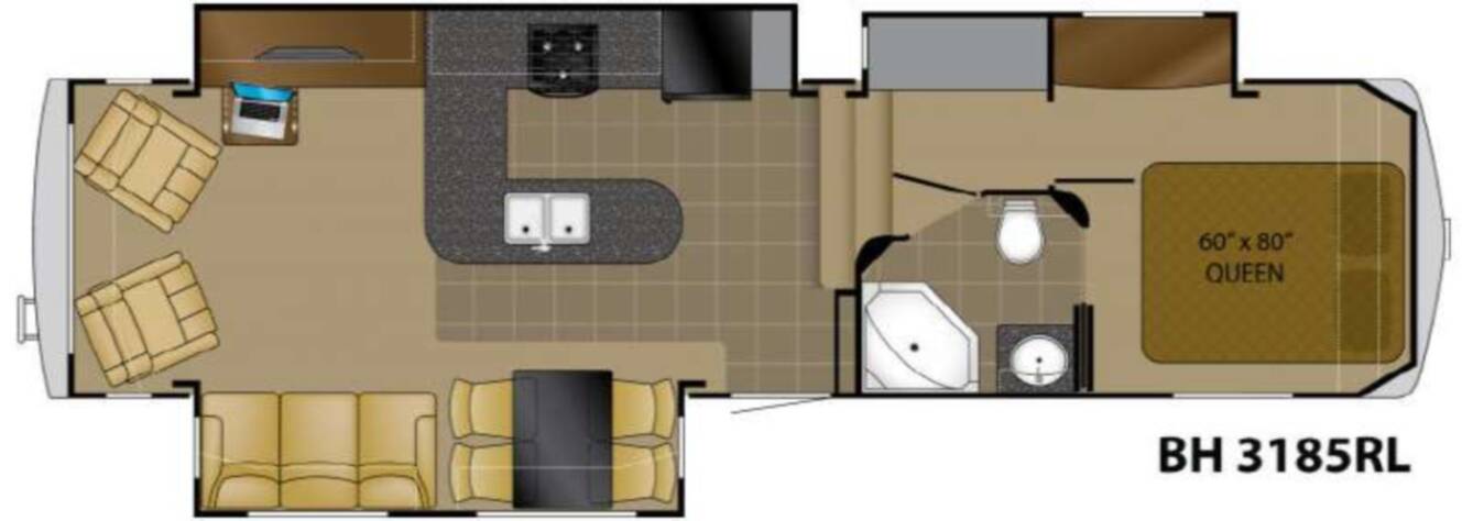 A photo of this 2012 Heartland Bighorn 3185RL