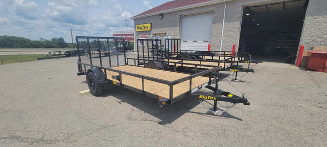 2027 BIG TEX TRAILERS 35SA- 77"X 14' BK4RG (488477) Utility Trailer - in Frankfort, OH