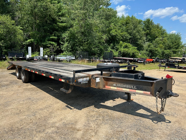 2018 IRON BULL 8.5X20+5 Deckover 22K Equipment Trailer W/Full Wid in Loudon, NH