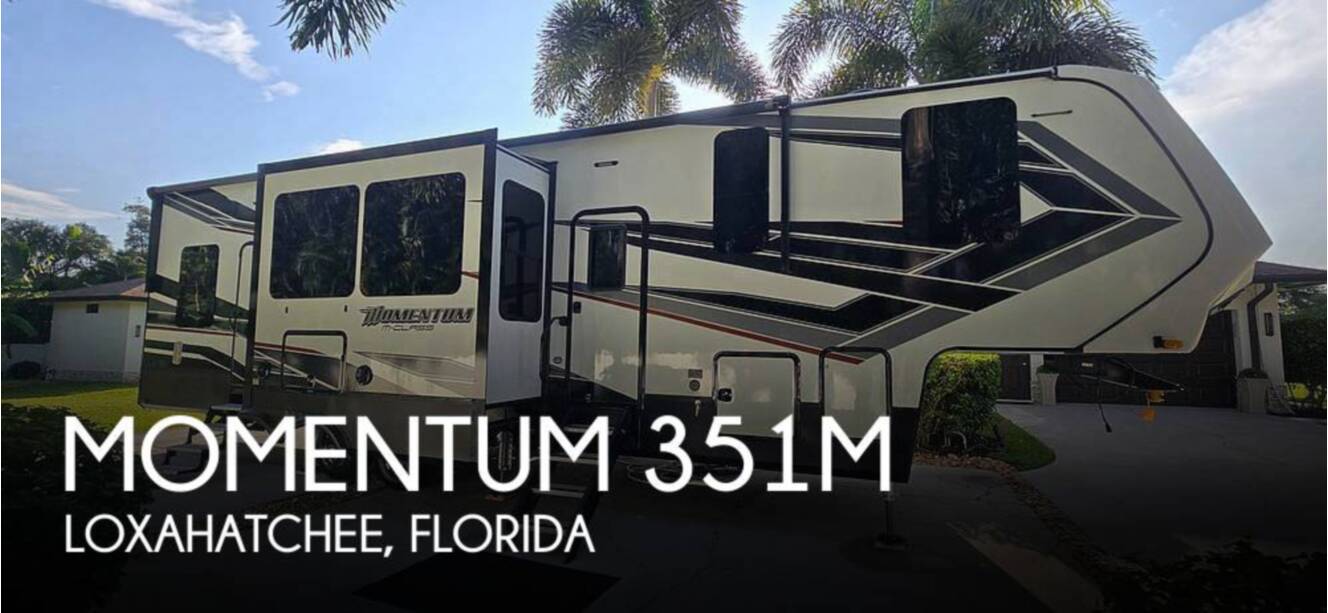 A photo of this 2020 Grand Design Momentum 351M