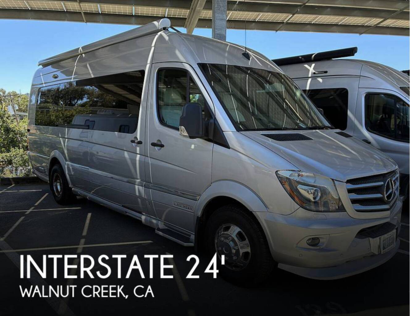 A photo of this 2017 Airstream Interstate EXT Lounge Twin Wardrobe