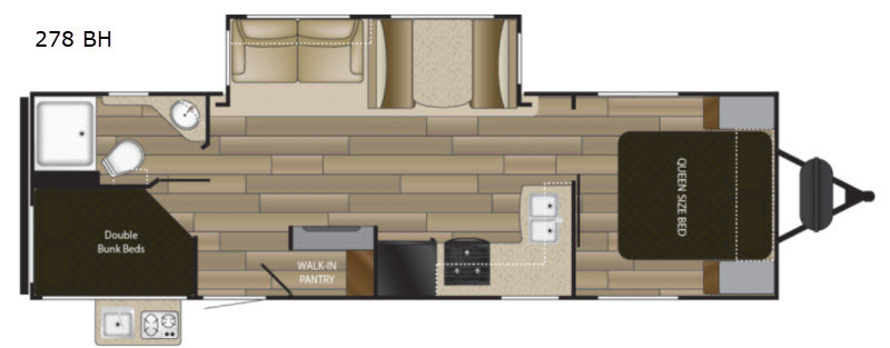 A photo of this 2018 Heartland Sundance Ultra Lite 278 BH