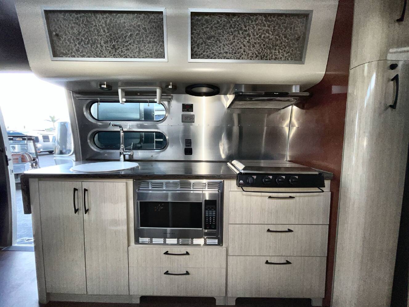 A photo of this 2017 Airstream International Serenity 30RB (Rear Queen Bed)