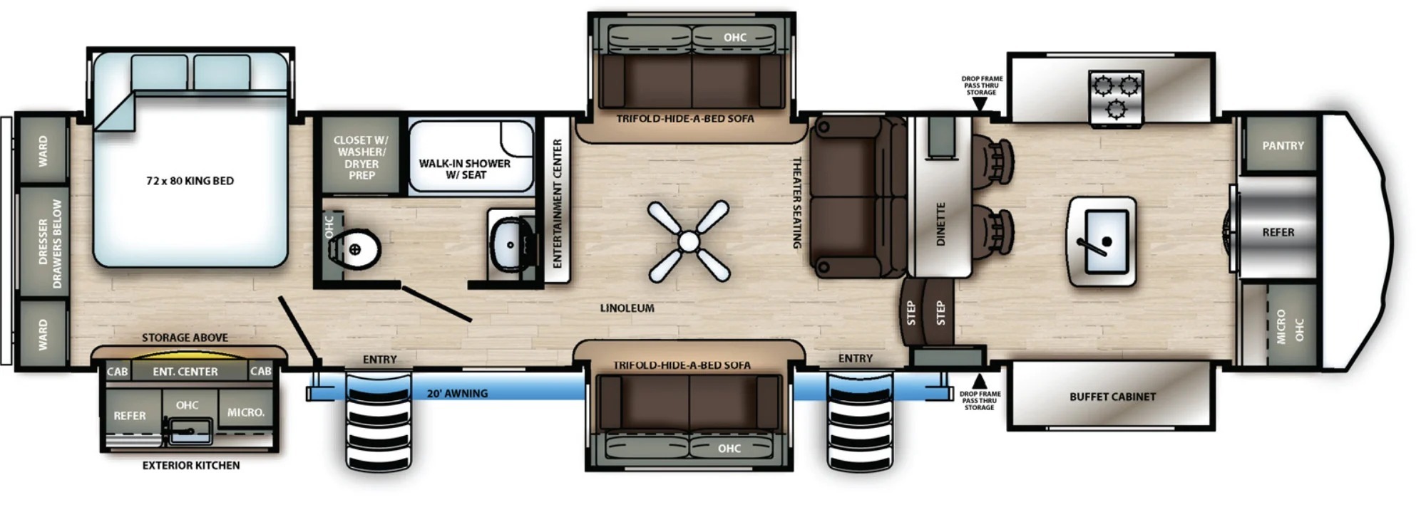 2021 Forest River SANDPIPER 38FKOK RV