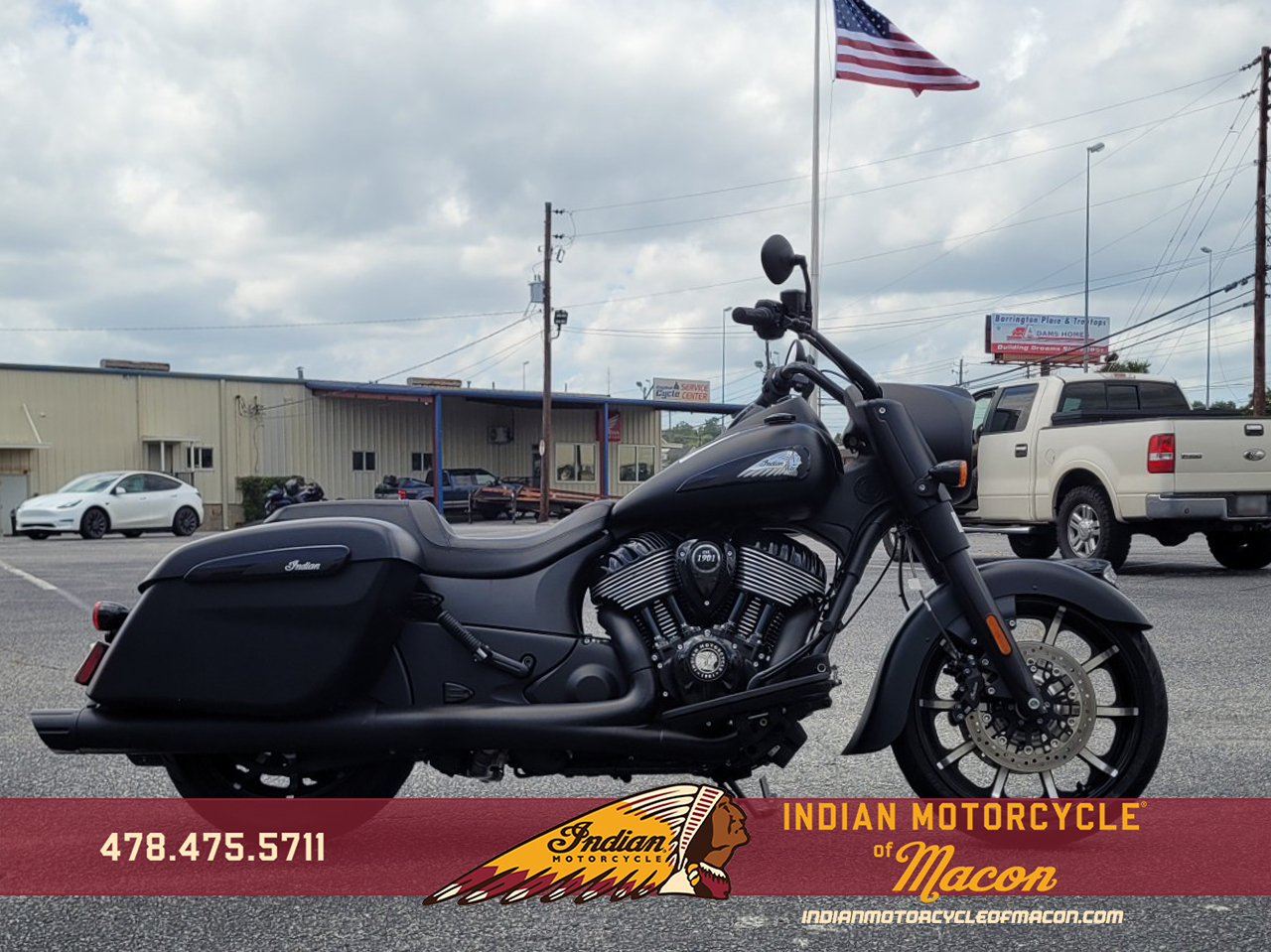 2025 Indian Motorcycle® Springfield ® Dark Horse® Black Smoke DARK HORSE in Macon, GA