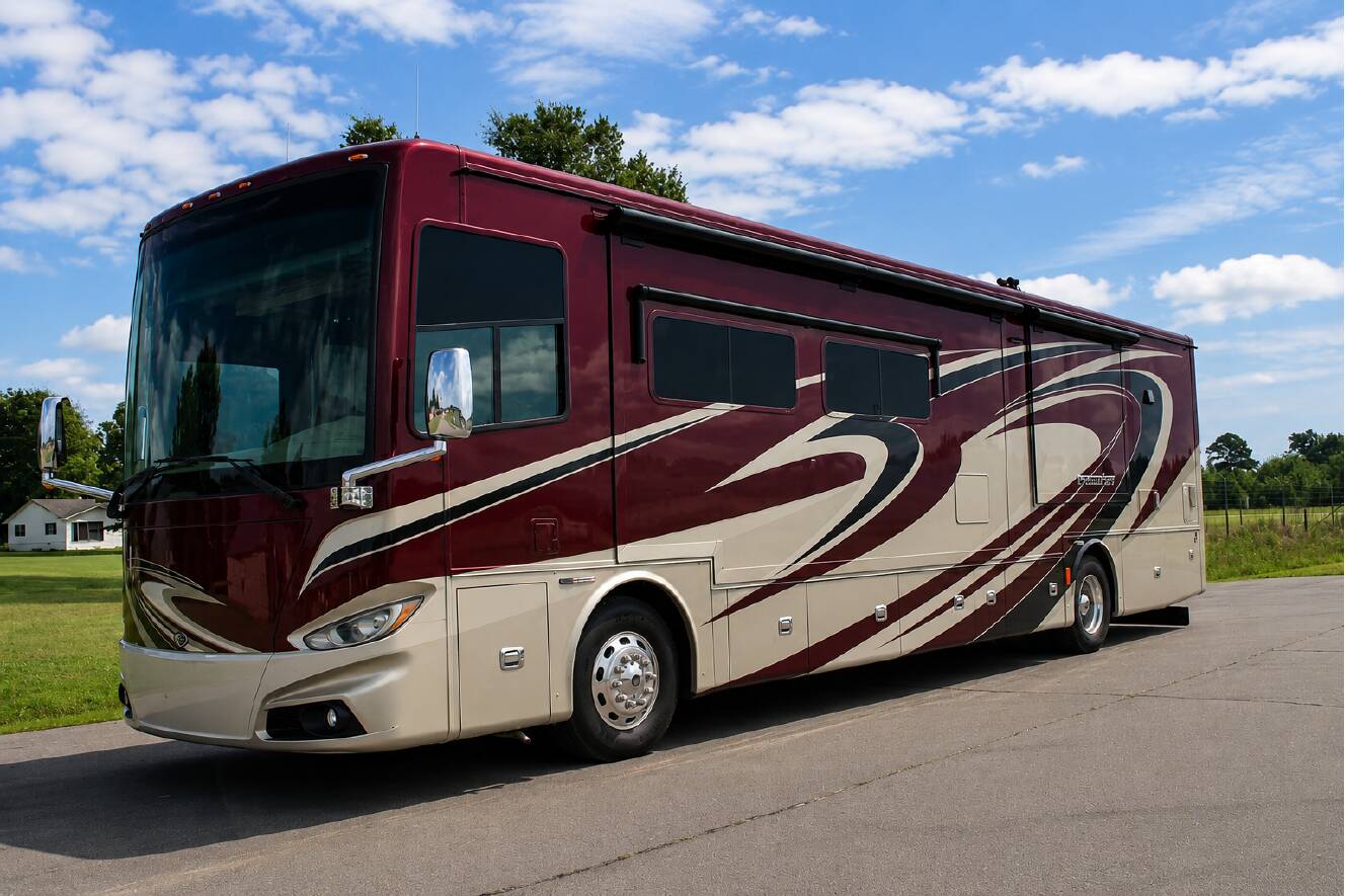 A photo of this 2015 Tiffin Motorhomes PHAETON 40 QBH