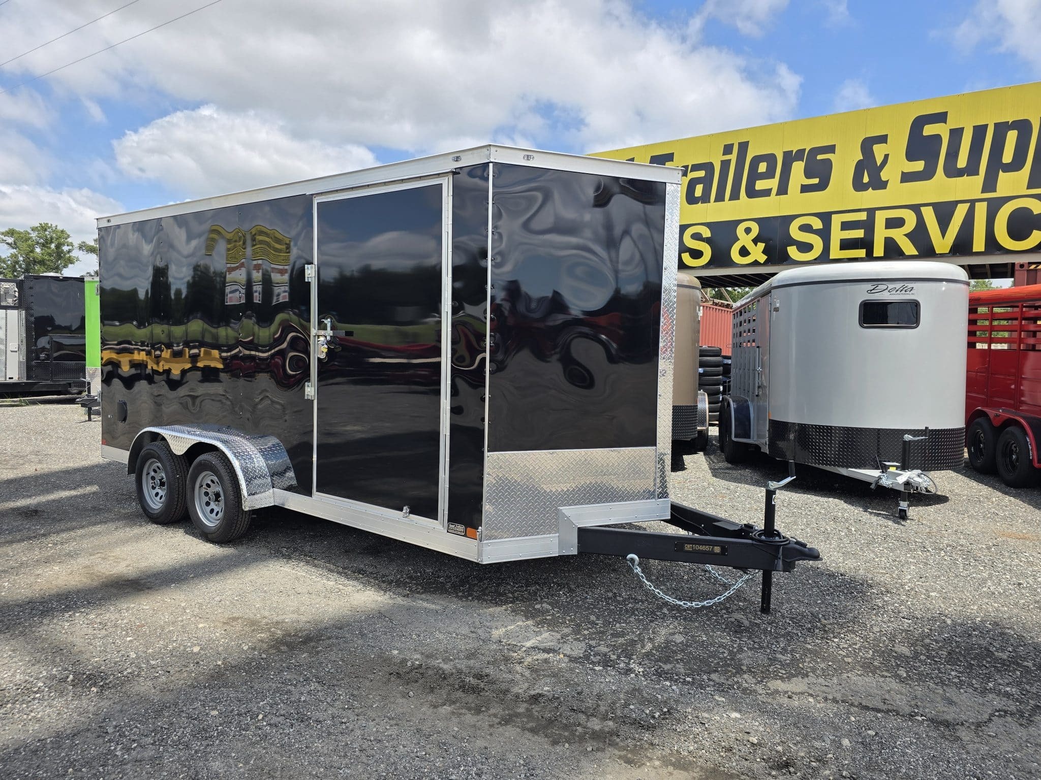 2026 Covered Wagon Trailers 7x16 TA enclosed cargo trailer in Byron, GA