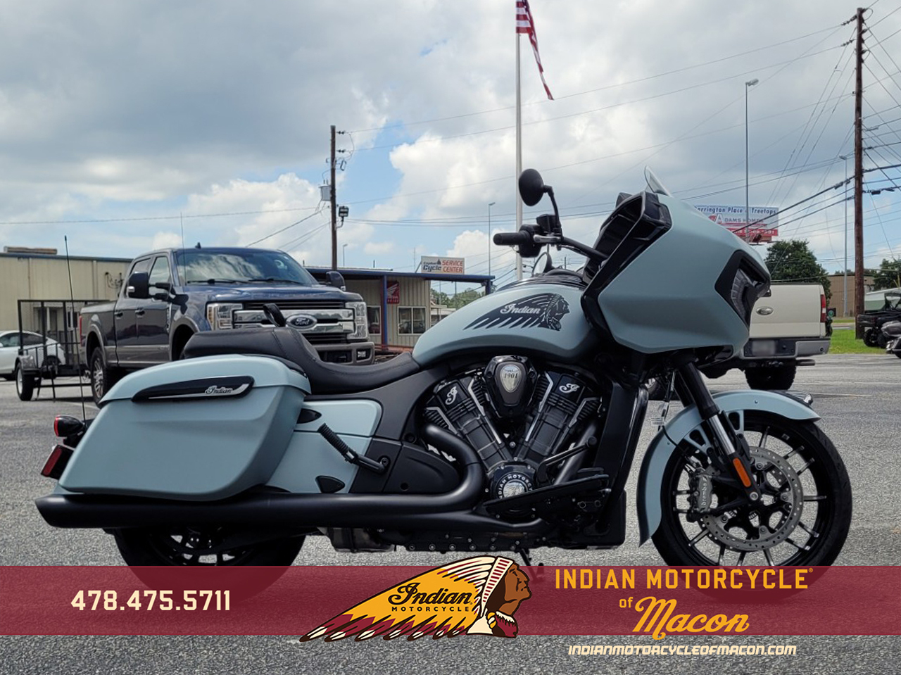 2026 Indian Motorcycle® Challenger® Dark Horse® 112 w/PowerBand Audio Chalk w DARK HORSE in Macon, GA