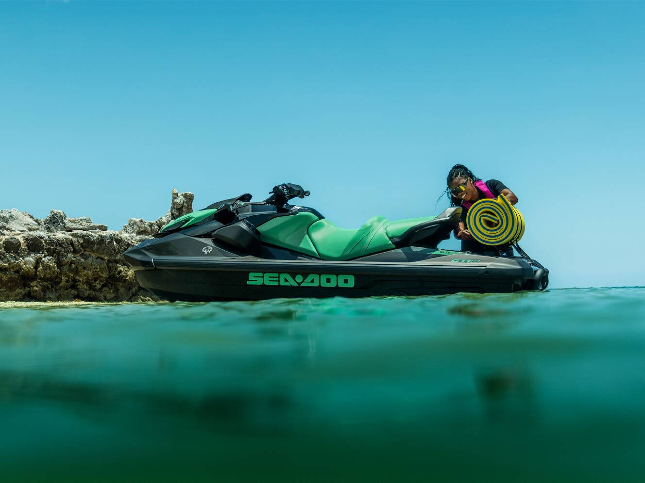 A photo of this 2026 Sea-Doo GTI SE 170 Tech Package, Audio, iDF, iBR