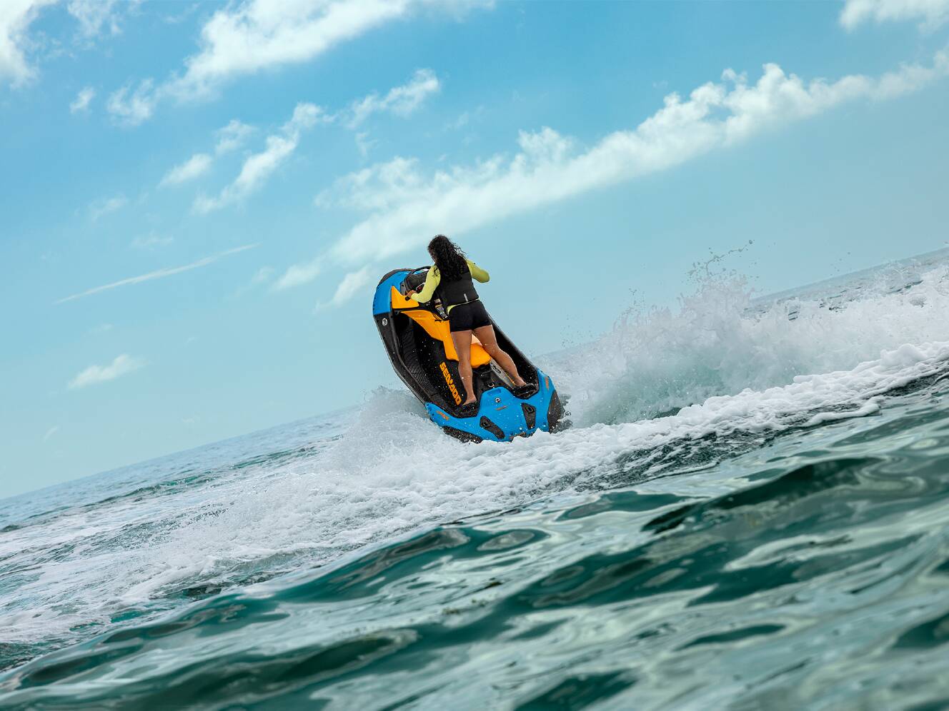 A photo of this 2026 Sea-Doo Spark Trixx for 1 iBR and Audio in option