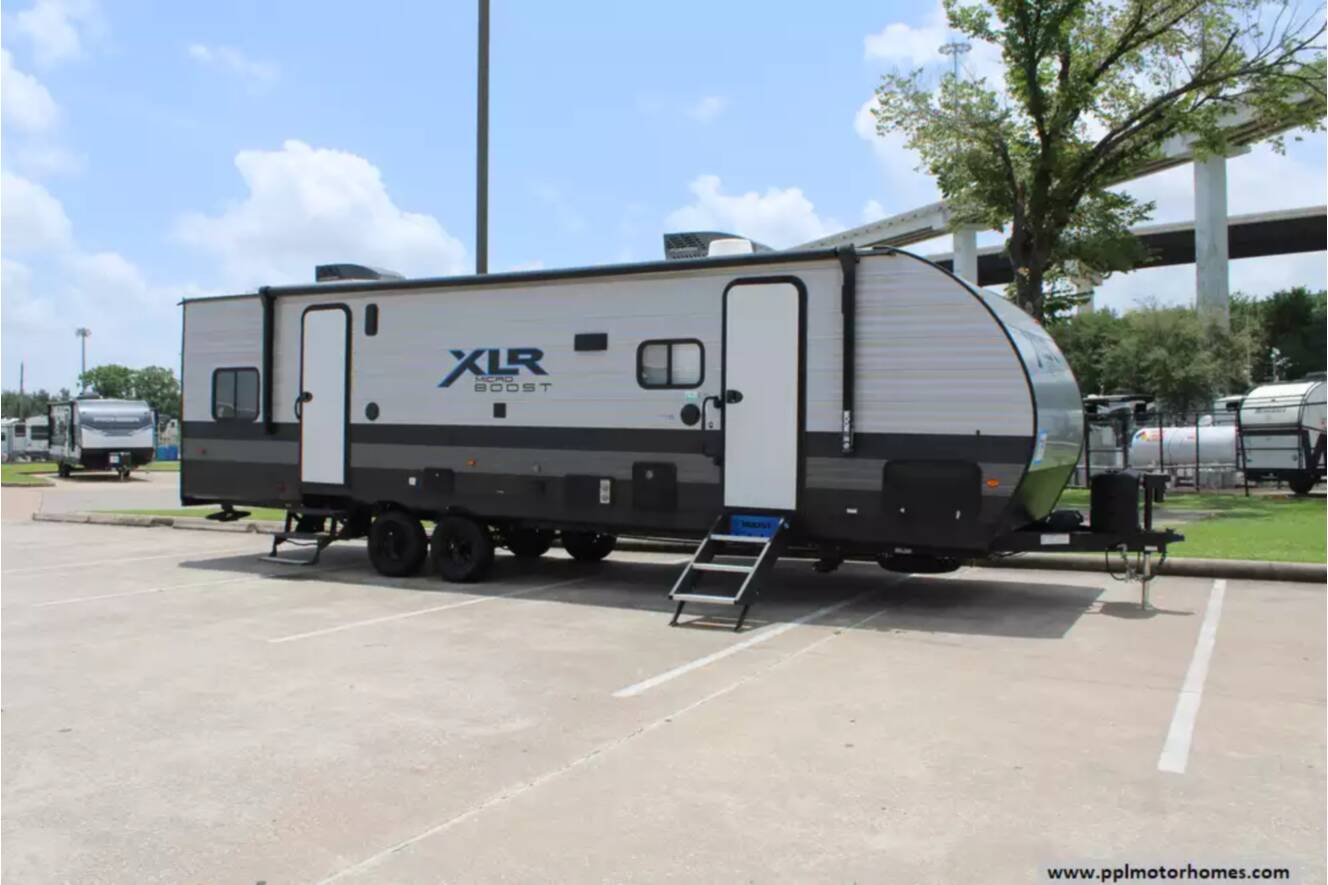 A photo of this 2022 Forest River Xlr Micro Boost 27LRLE
