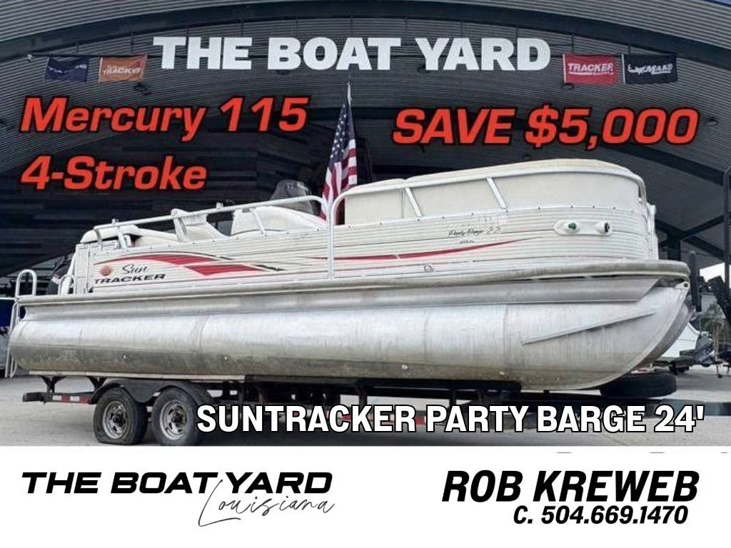 2006 Sun Tracker Party Barge 24 22 RF XP3 in marrero LA