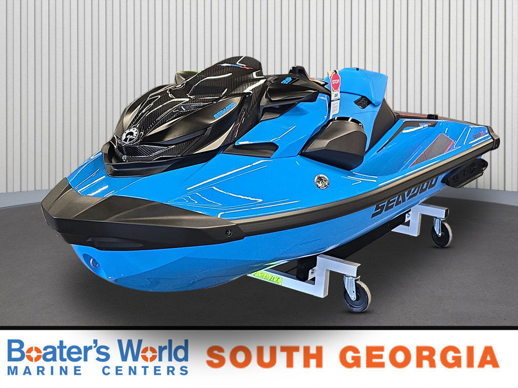 2026 Sea-Doo RXP-X 325 Tech, BRP Premium A, iBR Gulfstream Blue P X 325 in Americus, GA