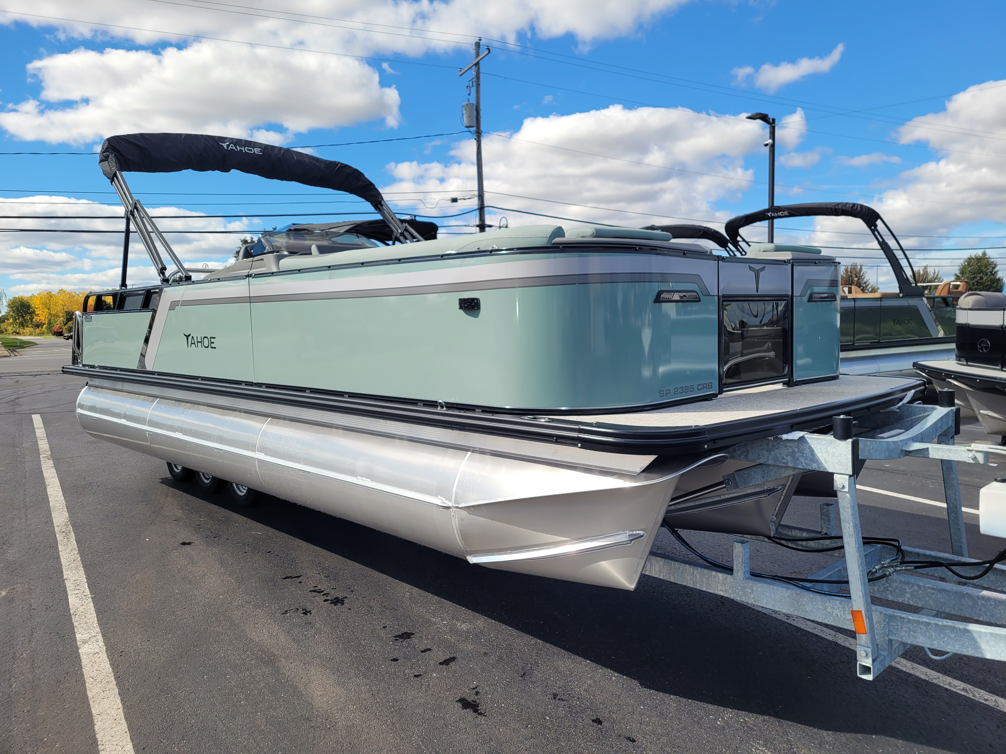 2027 Tahoe Pontoons 2385 Sport Cruise Rear Bench SP25 in clayton NY