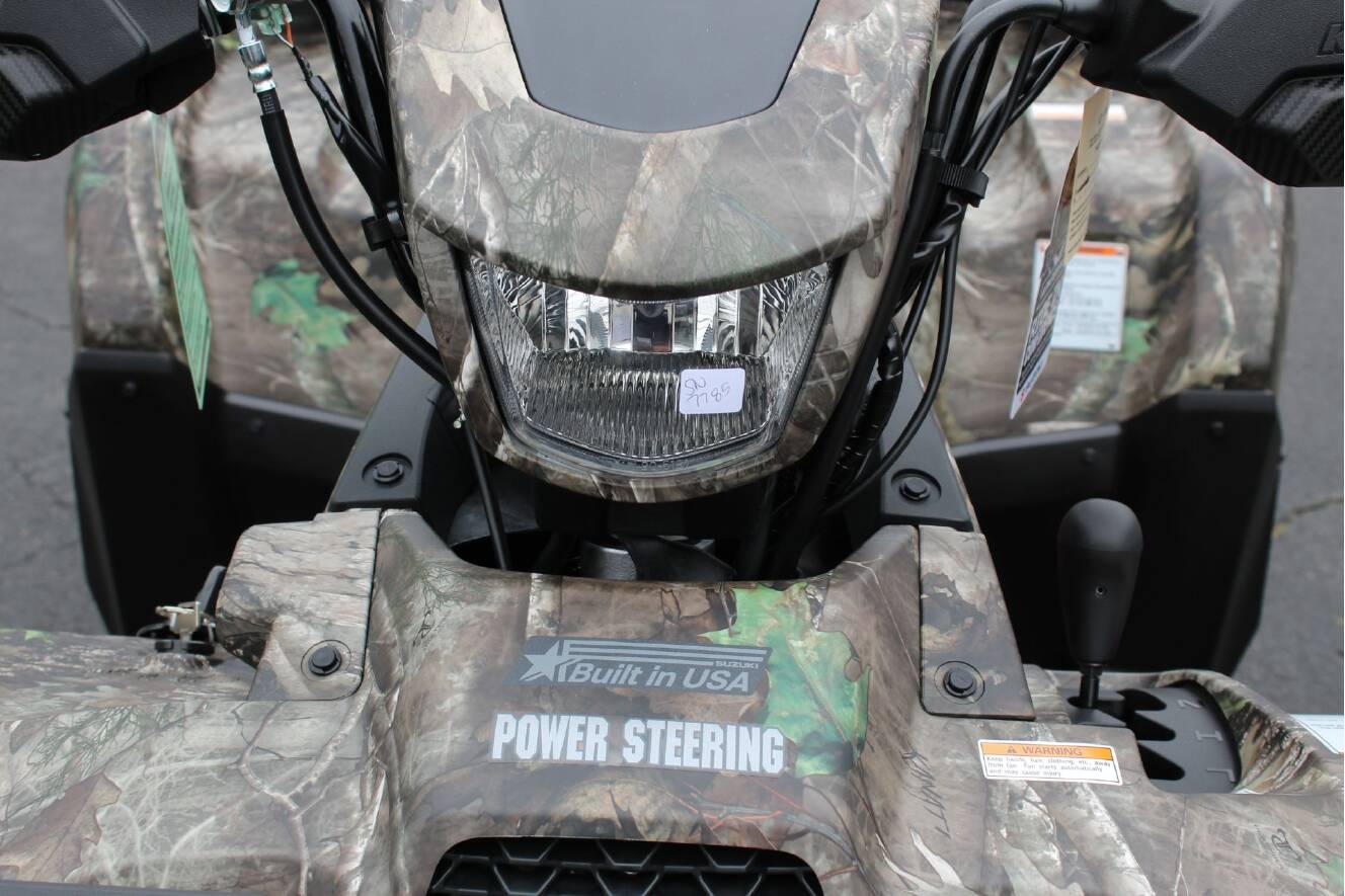 A photo of this 2026 Suzuki KingQuad 500AXi Power Steering SE Camo