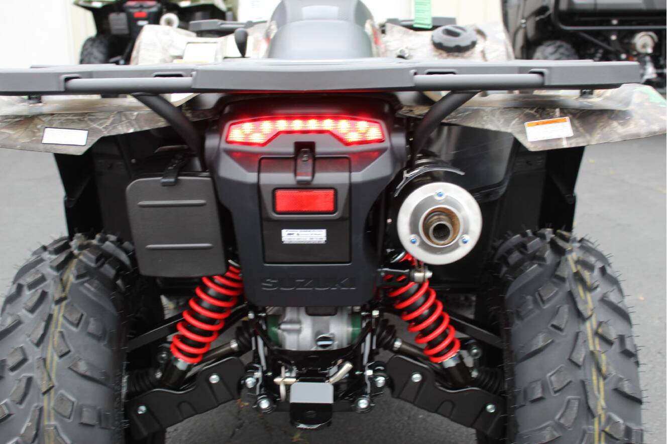 A photo of this 2026 Suzuki KingQuad 500AXi Power Steering SE Camo