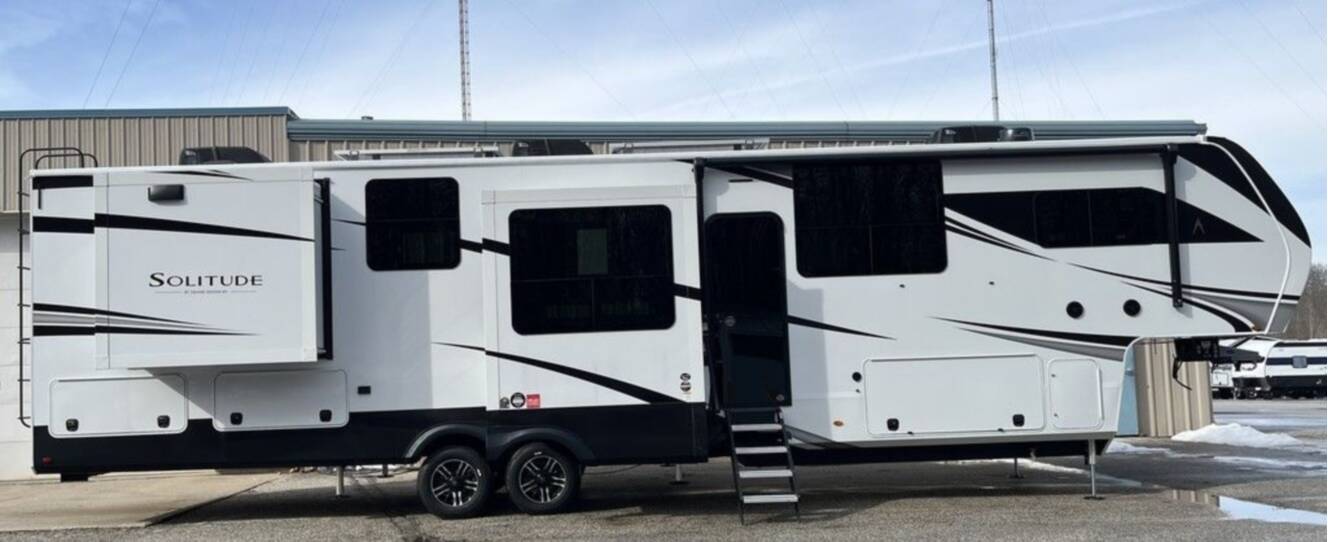 A photo of this 2026 Grand Design Solitude 390RK