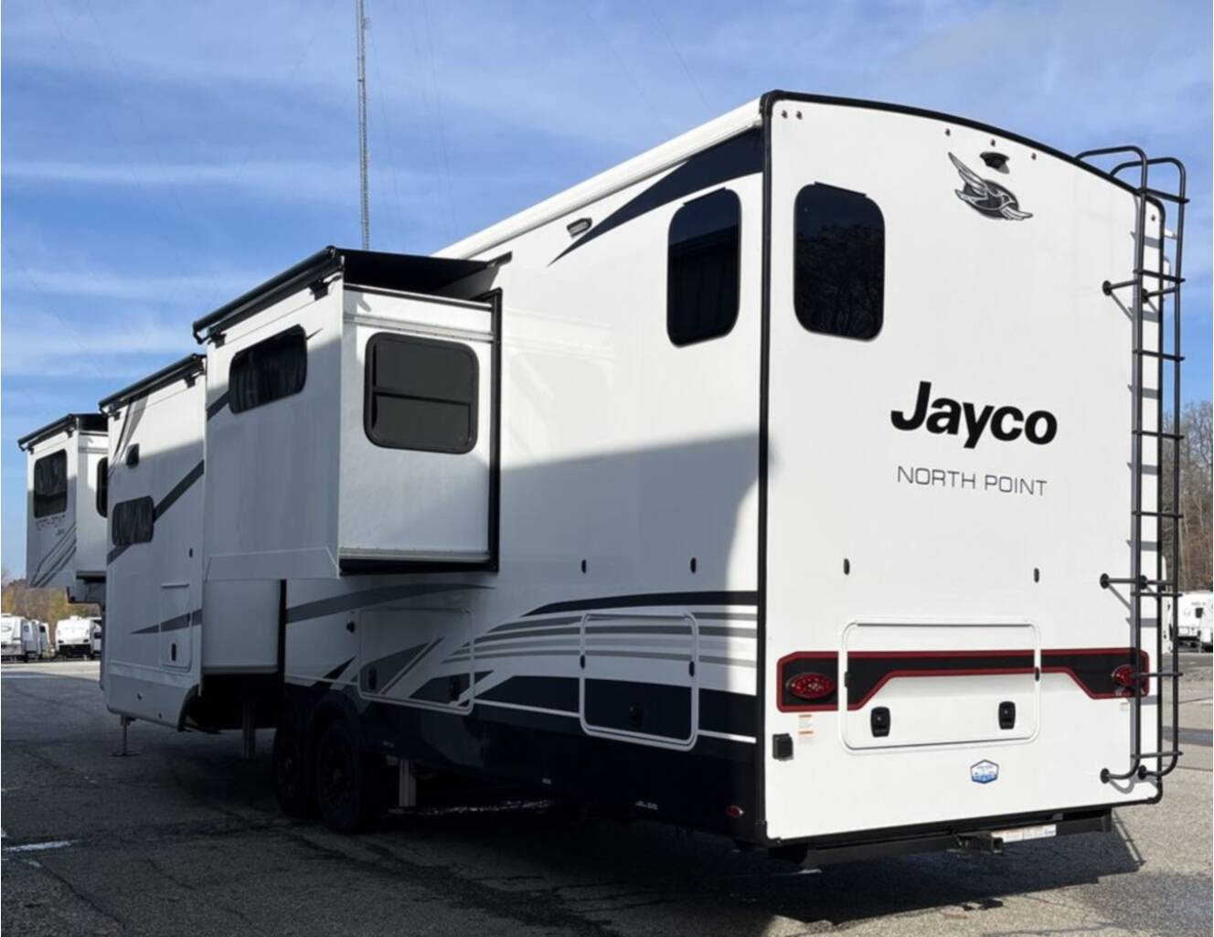 A photo of this 2026 Jayco Fifth Wheels North Point 382FLRB