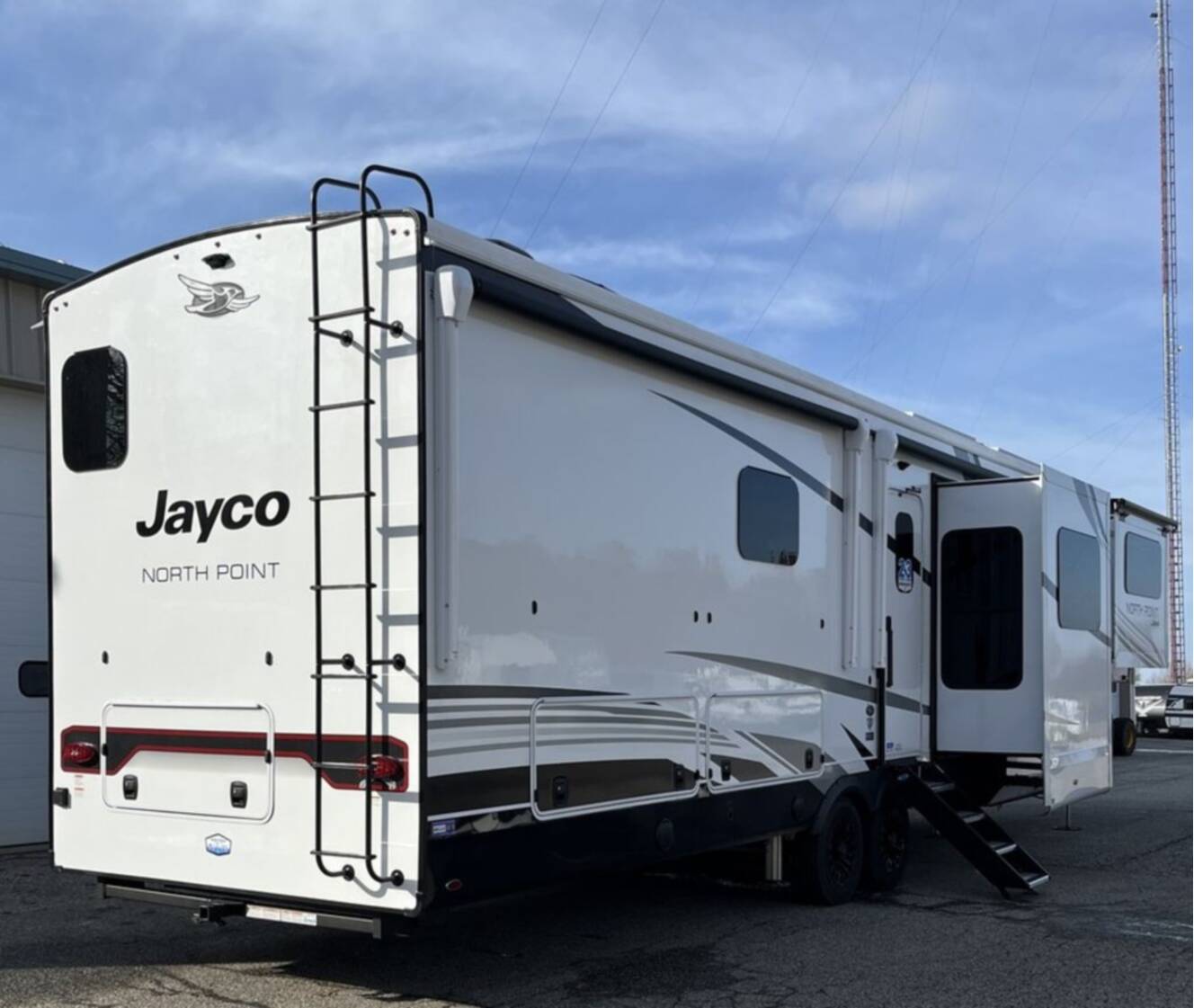 A photo of this 2026 Jayco Fifth Wheels North Point 382FLRB