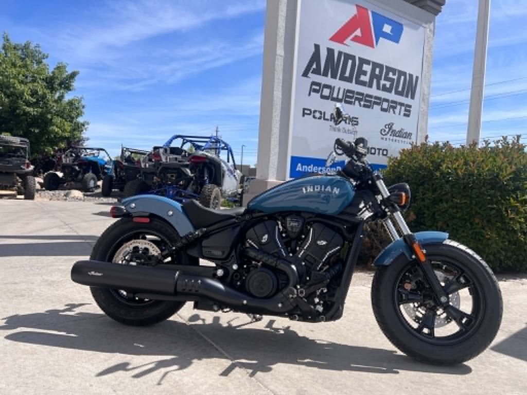 2026 Indian Motorcycle® Scout® Sixty Bobber Limited Storm Blue LIMITED in Reno, NV