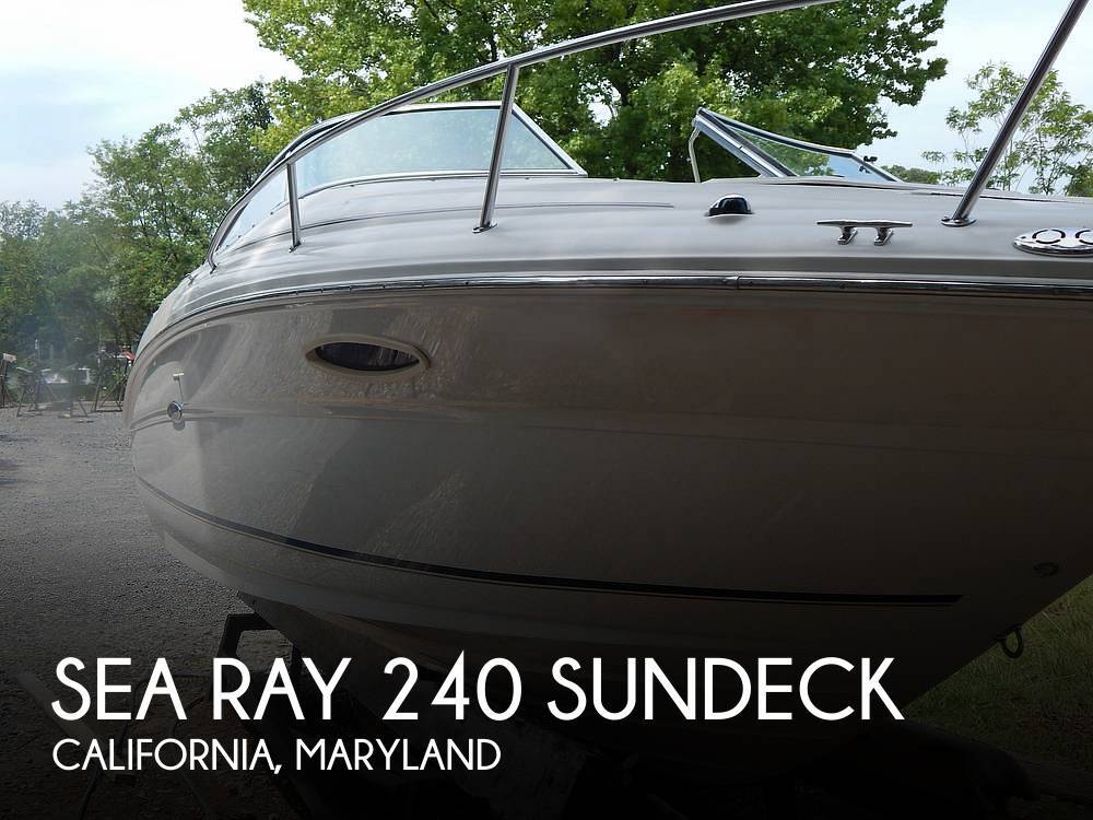 2004 Sea Ray 240 Sundeck in california MD
