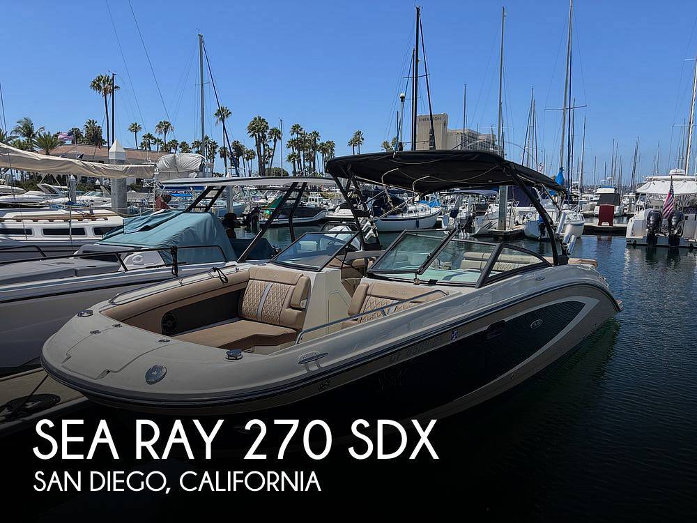 2017 Sea Ray 270 SDX 290 OUTBOARD in san diego CA