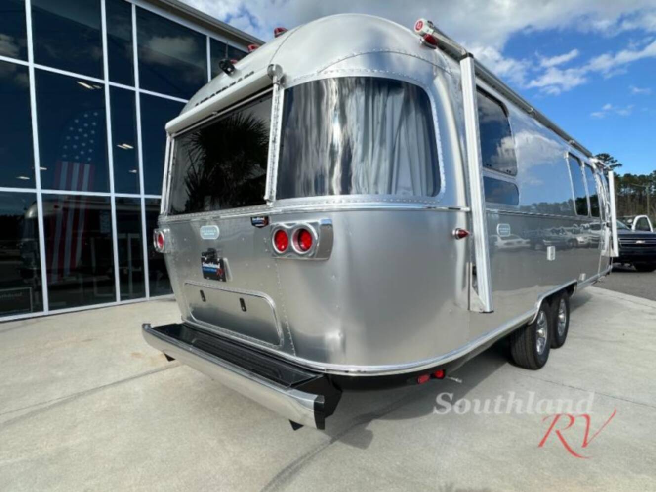 A photo of this 2022 Airstream Pottery Barn Special Edition 28RB Queen