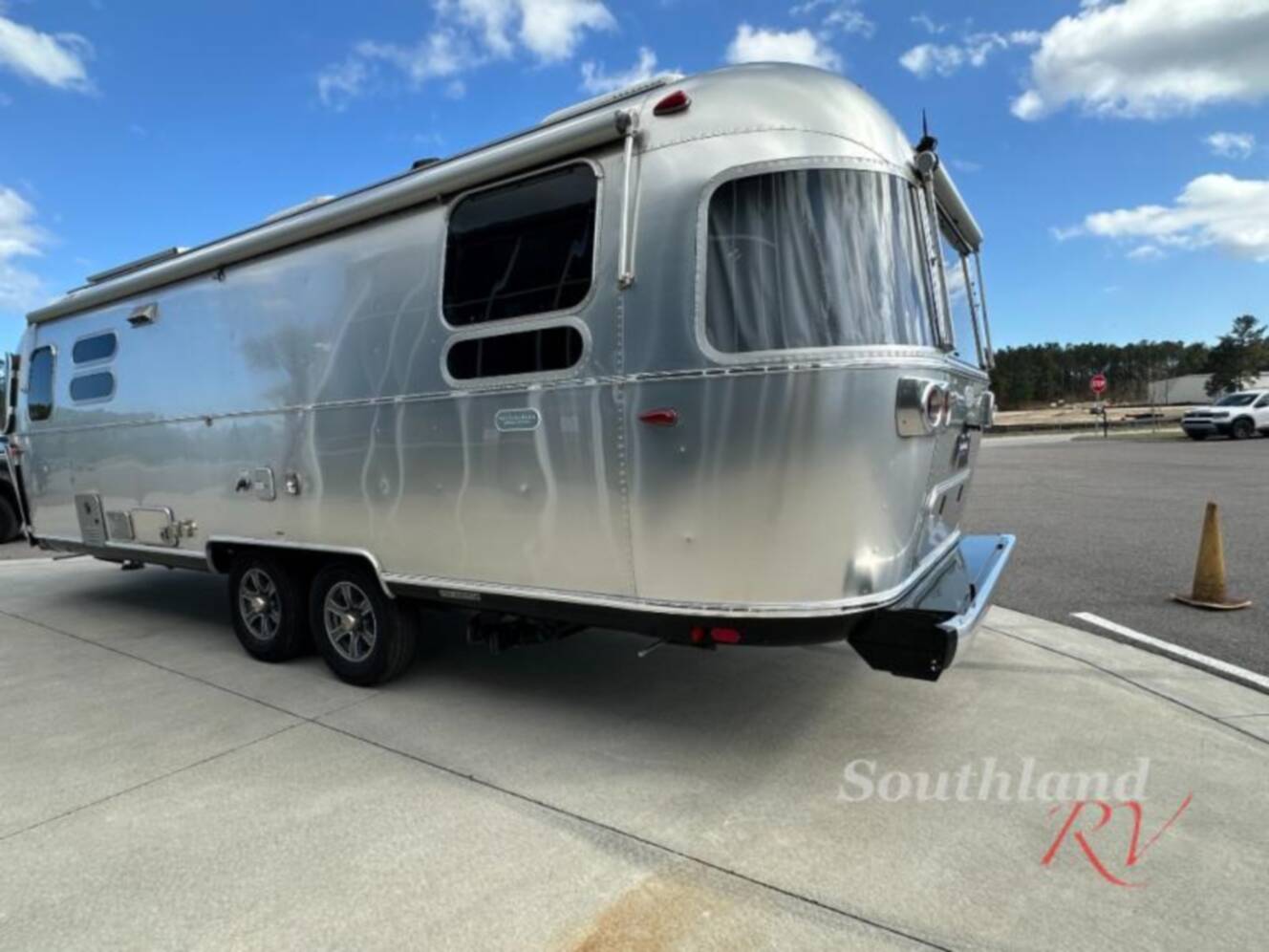 A photo of this 2022 Airstream Pottery Barn Special Edition 28RB Queen