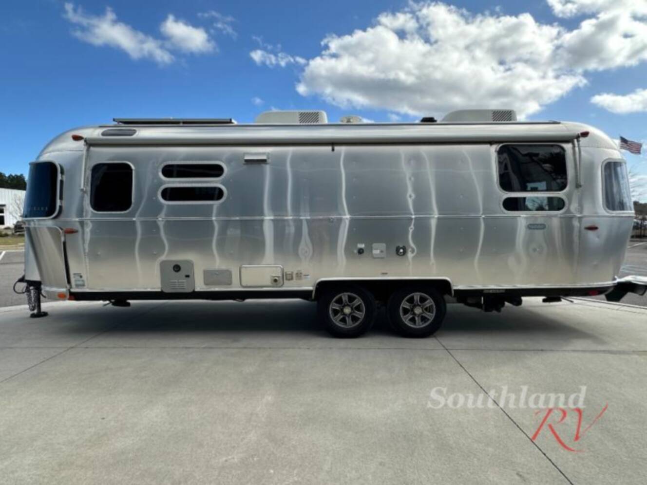 A photo of this 2022 Airstream Pottery Barn Special Edition 28RB Queen