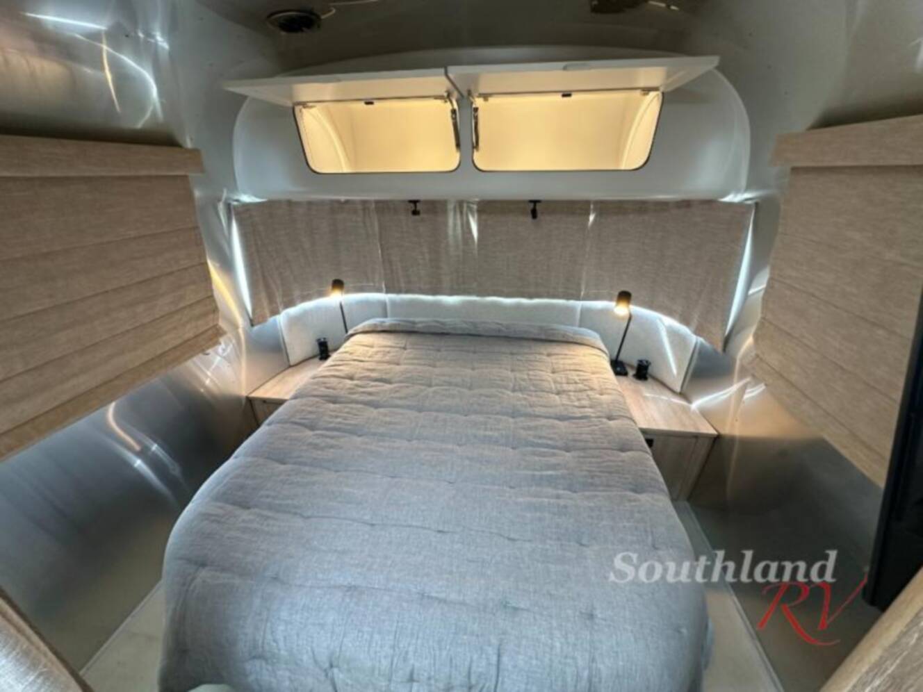 A photo of this 2022 Airstream Pottery Barn Special Edition 28RB Queen