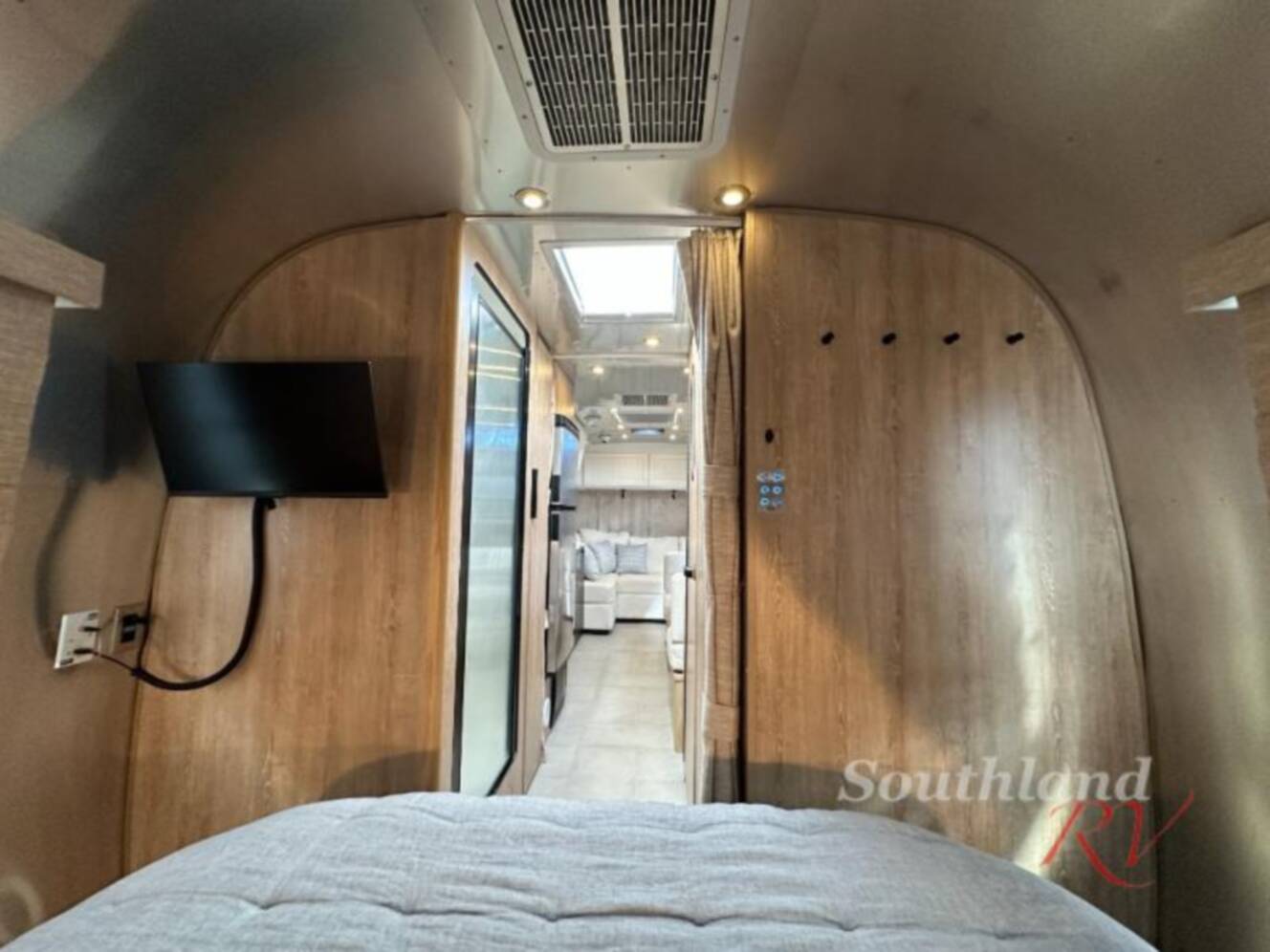 A photo of this 2022 Airstream Pottery Barn Special Edition 28RB Queen