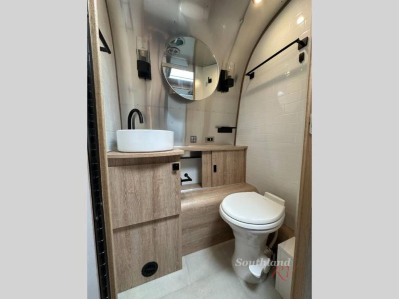 A photo of this 2022 Airstream Pottery Barn Special Edition 28RB Queen