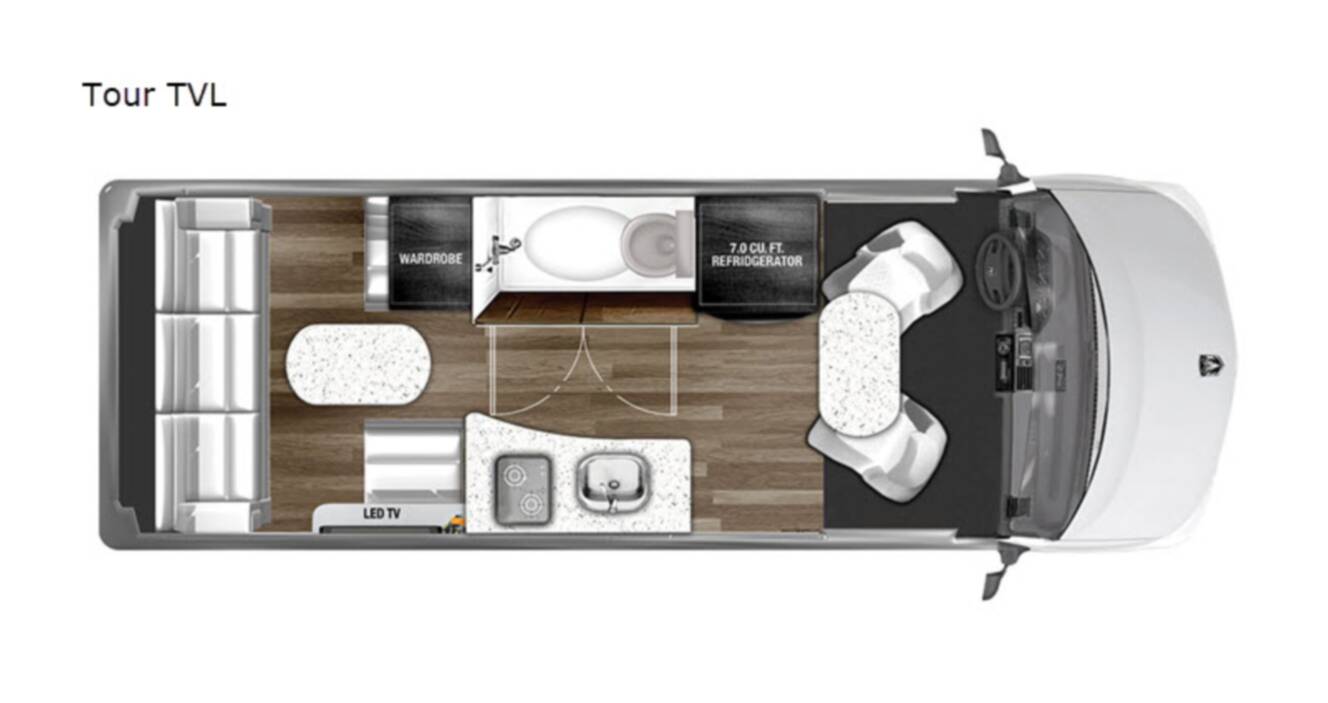 A photo of this 2019 Regency Rv National Traveler Tour TVL
