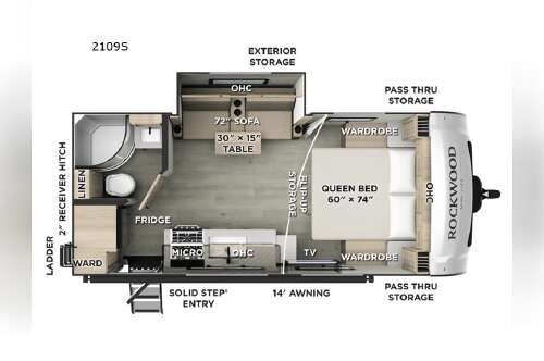 2027 Forest River Rv Rockwood Mini Lite 2109S in acworth GA