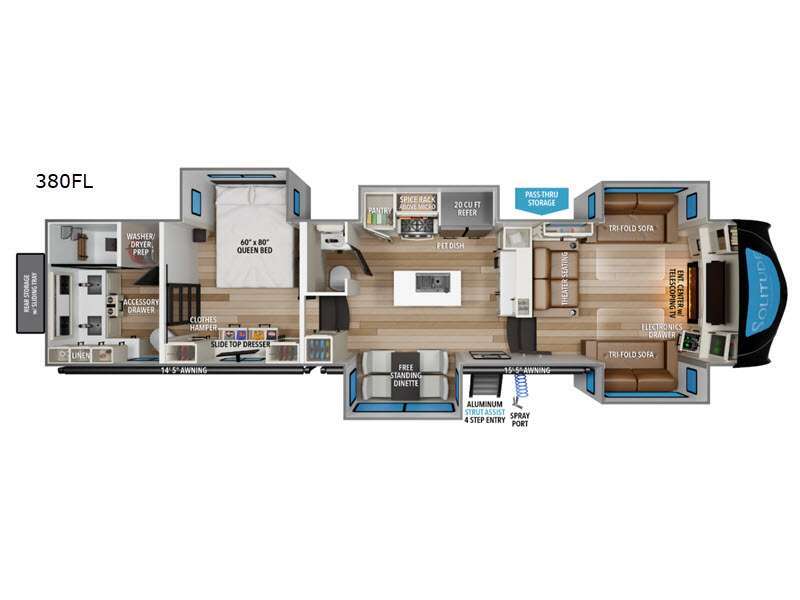2027 Grand Design Solitude 380FL in santa fe springs CA