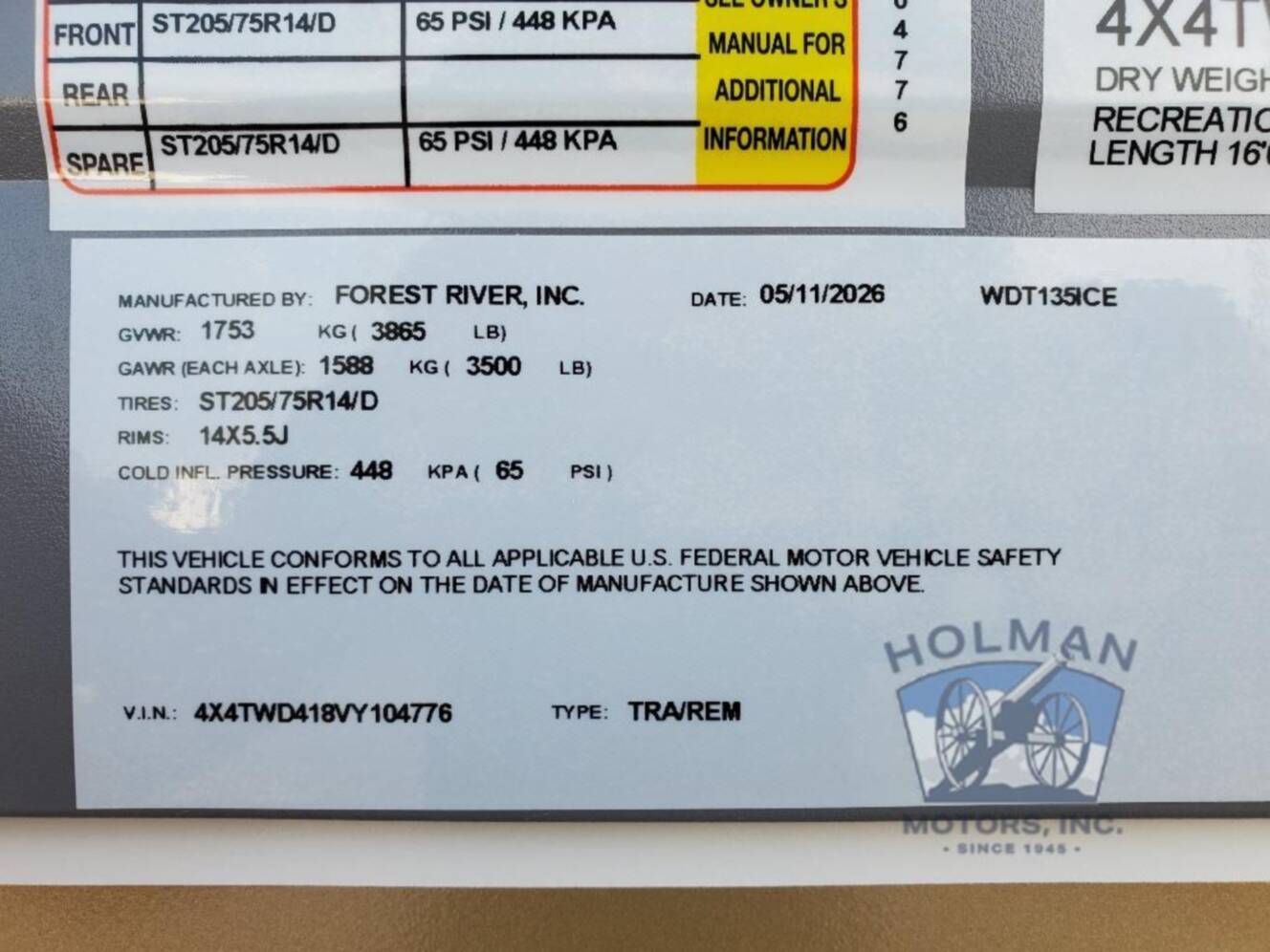 A photo of this 2027 Forest River Rv Wildwood FSX 135ICE